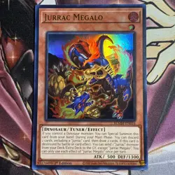 Yugioh! Jurrac Megalo - BLMM-EN016 - Ultra Rare - 1st Edition Near Mint, English - Image 1