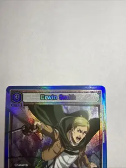 Union Arena Attack On Titan Erwin Smith UE01BT/AOT-1-002 (Super Rare) - Image 5