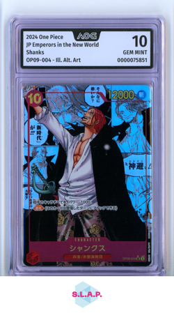 SHANKS ONE PIECE OP09-004 2024 EMPERORS IN THE NEW WORLD MANGA JAPANISCH AOG 10 - Image 1