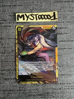 Carte One Piece Crocodile OP14-120 SEC Foil English Card - Image 1