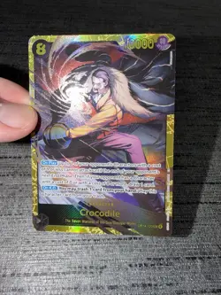 Carte One Piece Crocodile OP14-120 SEC Foil English Card - Image 3