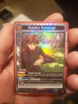 Union Arena English Code Geass Suzaku Kururugi UE04BT/CGH-1-074 Super Rare - Image 1