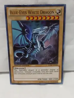 Yu-Gi-Oh! TCG Blue Eyes White Dragon Limited Edition Card JUMP-EN068 NM Rare! - Image 5