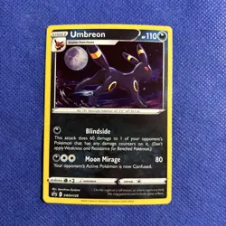 Umbreon SWSH129 Holo Blister Pack Promo Card Evolving Skies NM - Image 1