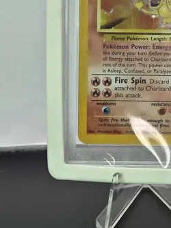 Pokemon 1999 Base Set Charizard Holo Rare #4/102 PSA 7 English TCG Card W/case - Image 4