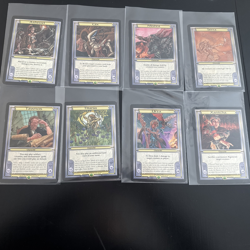 Magic The Gathering - 8 Oversized Vanguard Cards 1999 - Series #4 Complete Set - Image 1