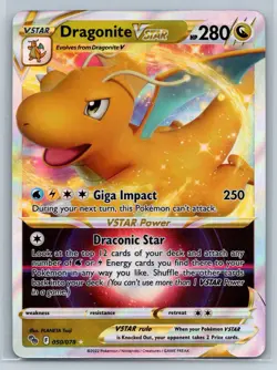 Dragonite VSTAR - Pokemon GO 050/078 Ultra Rare TCG Card - Image 1