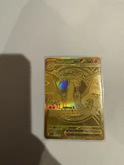 Pokemon Mega Charizard X ex 130/094 Phantasmal Flames Gold Card English - Image 3