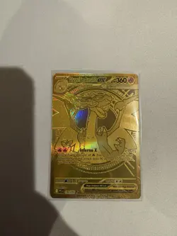 Pokemon Mega Charizard X ex 130/094 Phantasmal Flames Gold Card English - Image 4