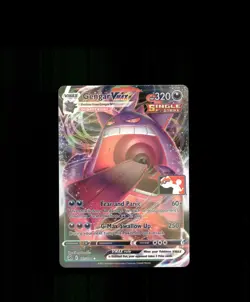 FAN-ART READ DESCRIPTION BELOW Glossy HOLO Gengar Card Gengar Pokemon Card p1 - Image 1
