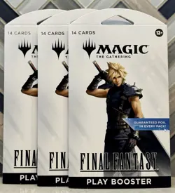 Magic The Gathering - Final Fantasy Sleeved Booster Packs Lot Of 3 - Image 1