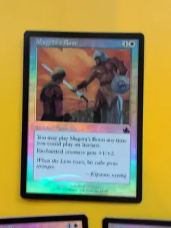 Mageta's Boon x3 MTG CARD OLD BORDER FOIL CARD. PROPHECY JUNE 2000. - Image 3