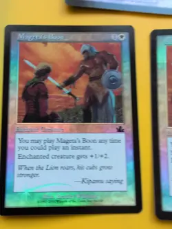 Mageta's Boon x3 MTG CARD OLD BORDER FOIL CARD. PROPHECY JUNE 2000. - Image 5