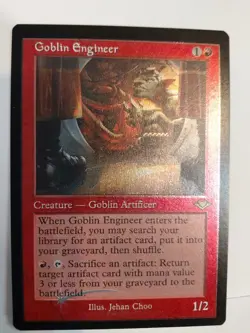 Goblin Engineer (Retro Frame) (Foil Etched) Modern Horizons Foil - Image 1