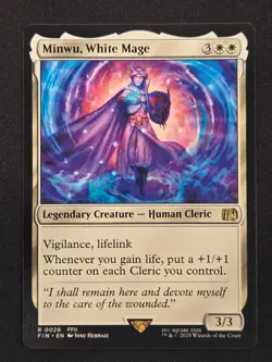 Minwu, White Mage FINAL FANTASY 26 MTG Regular - Image 1