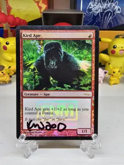 Kird Ape | Signed By Ken Meyer Jr | FNM Promo Foil | Magic: The Gathering | LP - Image 1