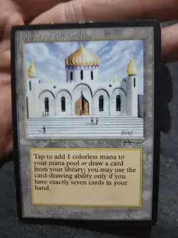 MtG - Library of Alexandria (Arabian Nights) LP Rare Reserved List - Image 4