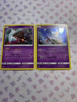 Pokemon TCG SM87 SM88 Latias and Latios Promo Cards - Image 1