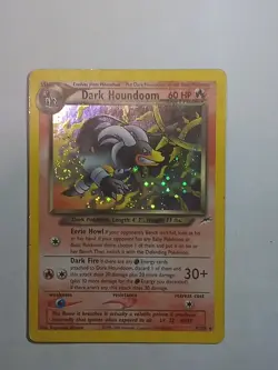 Pokemon Card Dark Houndoom Holo 007/113 Neo Destiny (LP) - Image 1