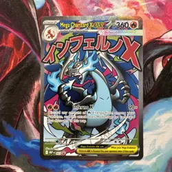 ✨ Mega Charizard X EX 023 UPC Black Star Promo Full Art Pokemon TCG Card #2 - Image 1