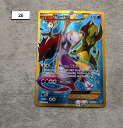 Mewtwo EX (163 Secret Full Art) 163/162 Breakthrough Holo 2015 Pokemon - Image 1