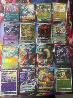 Pokemon 16 Card Lot nm V Max Mega Amazing Ex HOLO Rare Hits Only F40 - Image 1