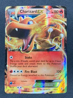 Charizard EX - 11/106 - Holo Rare EX Pokemon Flashfire - LP - Image 1