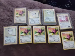 Pokemon TCG Jigglypuff Wigglytuff Card Lot Jungle Gym Challenge Wizards Holo - Image 1