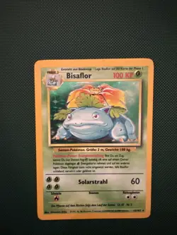 Pokemon TCG Bisaflor (Venusaur) 15/102 German Holo Foil Base Set - Image 1