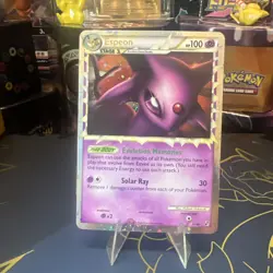 Pokemon TCG Espeon Prime 81/90 Undaunted 2010 Holo Foil Rare Card LP - Image 1