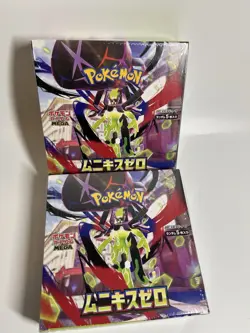 2x Pokemon Nihil Zero (M3) Japanese Display Booster Box Mega Munikis Japanese - Image 1