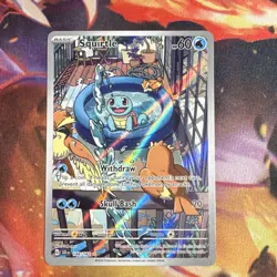 Pokemon TCG Squirtle 148/142 Sv07: Stellar Crown Illustration Rare Holo - Image 1