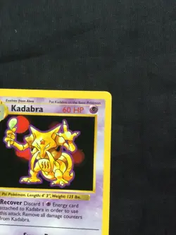 Pokemon Cards: Base Set 1st Edition Uncommon: Kadabra 32/102 - Image 3