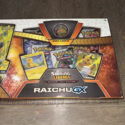 Pokemon TCG: Shining Legends Special Collection: Raichu GX Box Sealed - Image 1