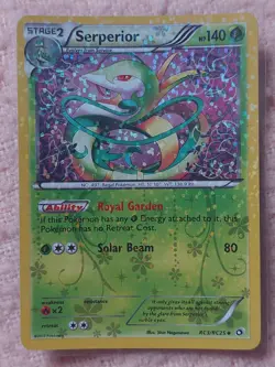 Serperior RC3/RC25 Legendary Treasures Holo Pokemon Card - Image 1