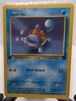 Pokemon TCG - SQUIRTLE #68/82 - Team Rocket - 1st Edition Common - Image 1