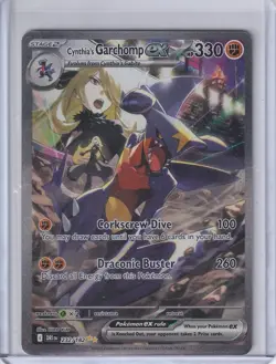 Cynthia's Garchomp ex 232/182 Pokemon Destined Rivals NM - Image 1