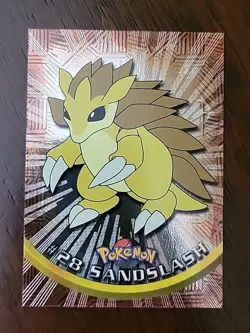 NM! RAYS HOLO Foil #27 Sandshrew Series 1 Topps Pokemon Black Label - Image 1