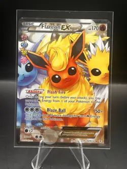 Pokemon TCG Generations Radiant Collection - Flareon EX Full Art RC28/RC32 - Image 1