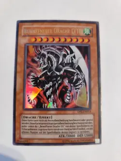 Yu-Gi-Oh Bewaffneter Drache LV10 DP2-DE013 Ultra Rare Holo Karte Deutsch TCG - Image 1