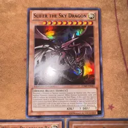 🔥 YUGIOH SLIFER the Sky Dragon DRAGON OF RA OBELISK JUMP-EN061 045 037 ULTRA LP - Image 3