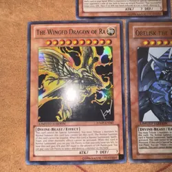 🔥 YUGIOH SLIFER the Sky Dragon DRAGON OF RA OBELISK JUMP-EN061 045 037 ULTRA LP - Image 4