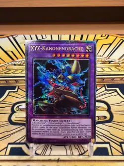Yugioh XYZ-Drachenkanone Quarter Century Secret Rare MP24-DE011 - Image 1