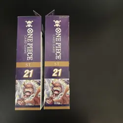 Lot 2 ONE PIECE TCG: GEAR5 STARTER DECK EX 21 (ST-21) FACTORY SEALED ENGLISH - Image 4