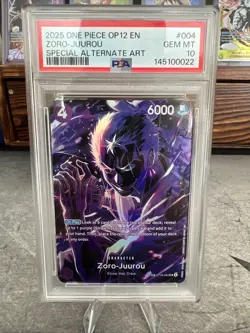 Zoro-Juurou (SP) ST18-004 Legacy of the Master Foil PSA 10 - Image 1