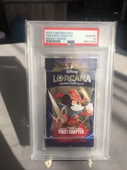 Disney Lorcana : Booster The First Chapter PSA 10 Mickey Mouse First Print - Image 1
