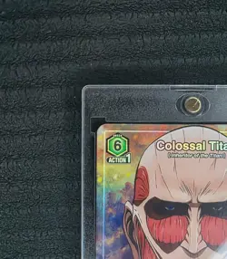 Colossal Titan Bandai Attack on Titan Union Arena UE10ST/AOT4-1-113 R* Holo - Image 3