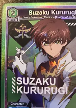 Suzaku Kururugi UEX03BT/CGH-2-055 Foil Super Rare Code Geass Union Arena TCG - Image 2