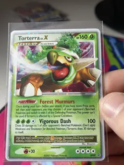 Torterra Lv.X DP09 Holo Black Star Promo Pokemon TCG Card Diamond and Pearl LP - Image 1