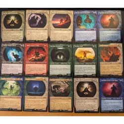 MTG Lot of 15 LTR Lord of the Rings Showcase Cards + FOILS - Image 1